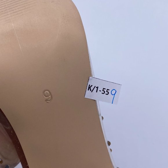 FSJ Studded Pointed Toe Transparent Pumps Heels - Picture 9 of 10